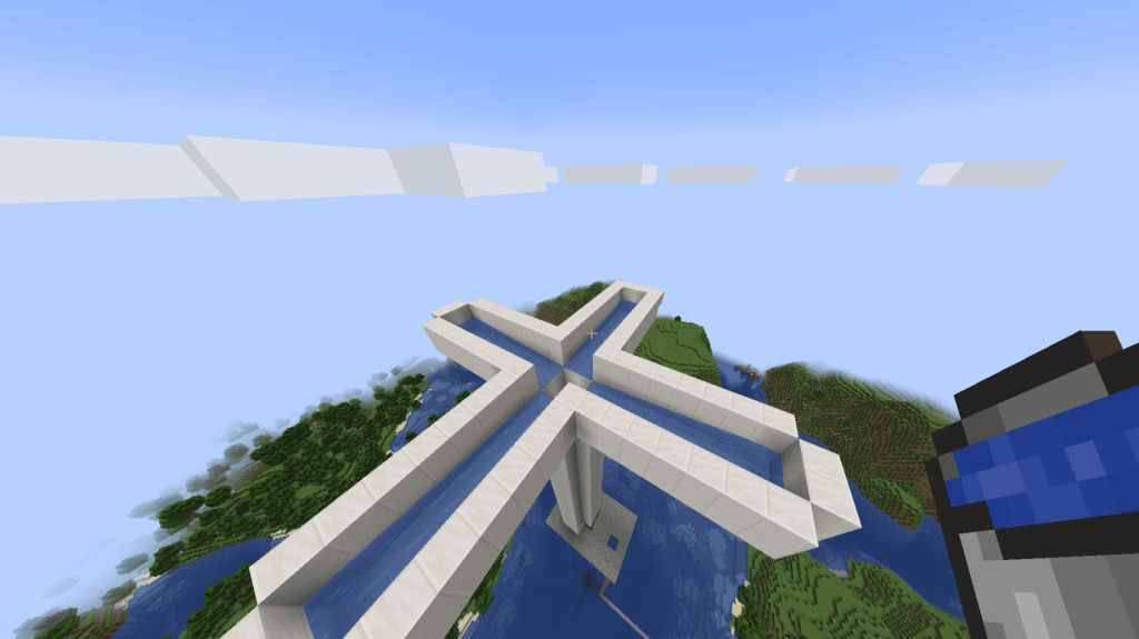 Des tranchées d'eau pour la foule de la foule à Minecraft