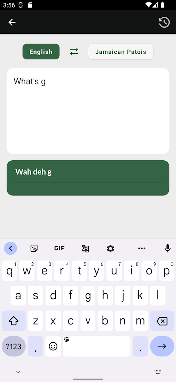 Schermata Jamaican Patwah Translator 1
