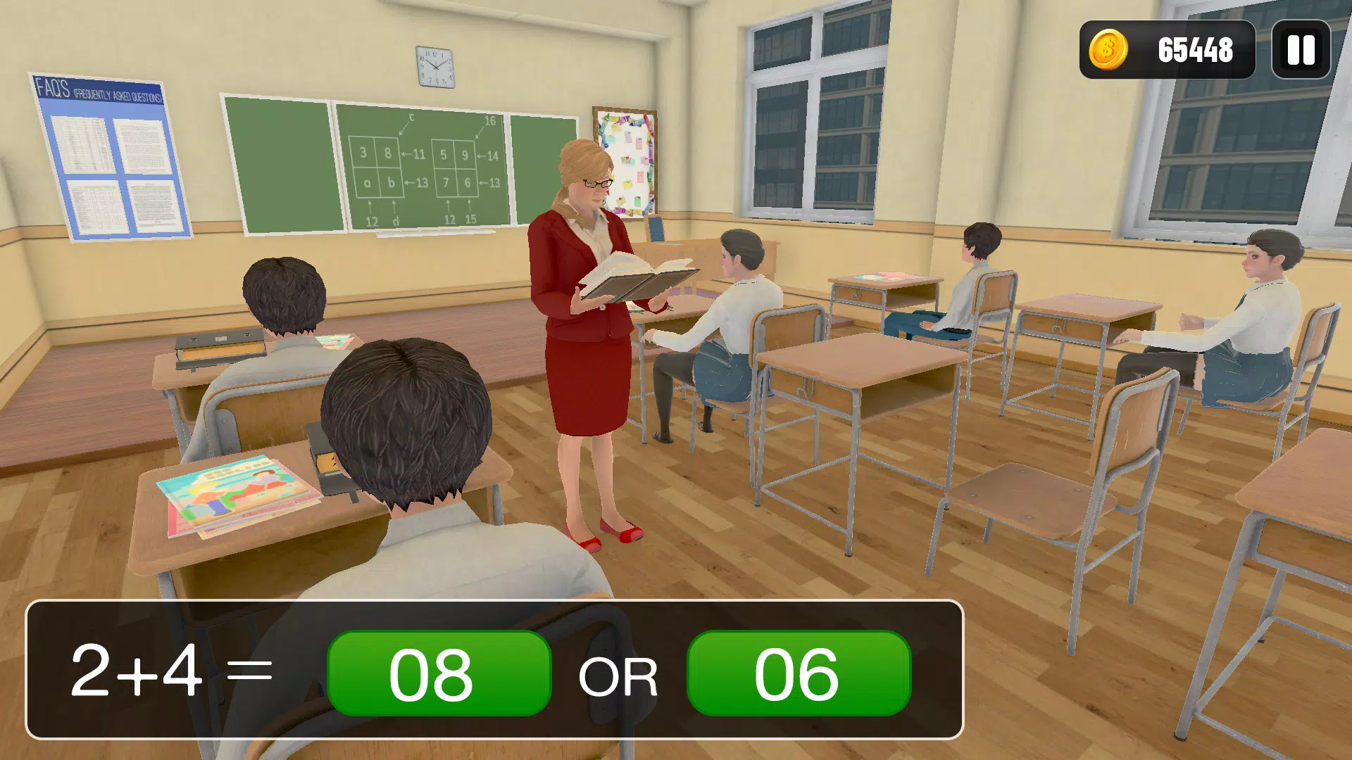 School Teacher Games 3D Capture d'écran 0