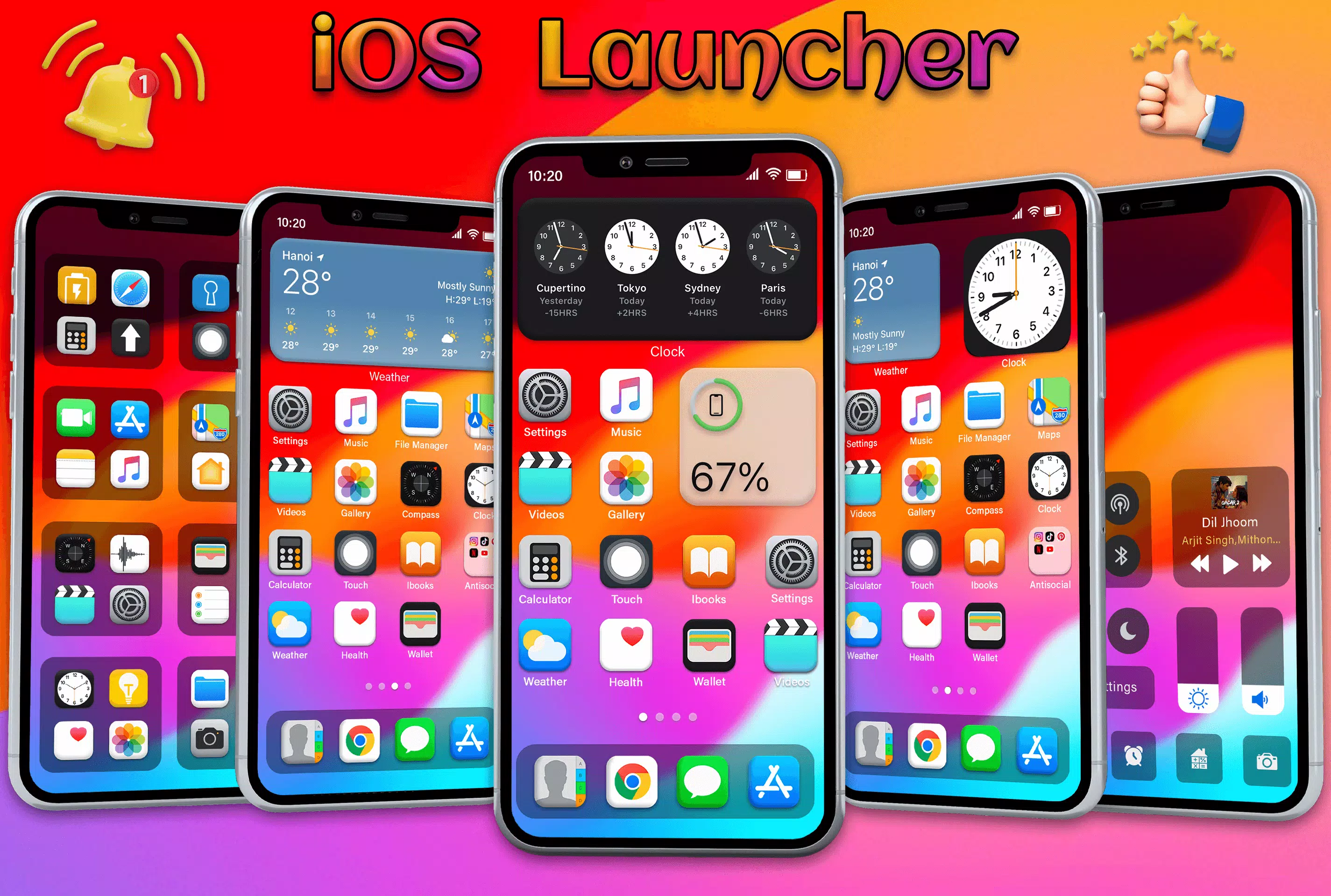 IOS Launcher - iOS 17 Pro Capture d'écran 0