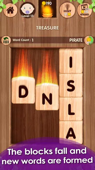 Falling Word Games - Addictive Capture d'écran 1