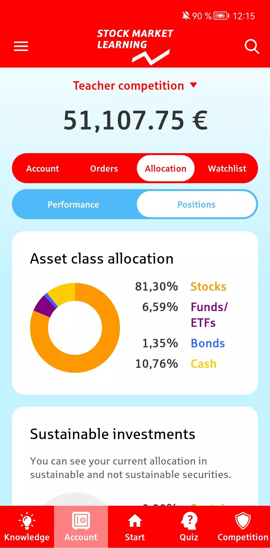 Stock Market Learning 螢幕截圖 2