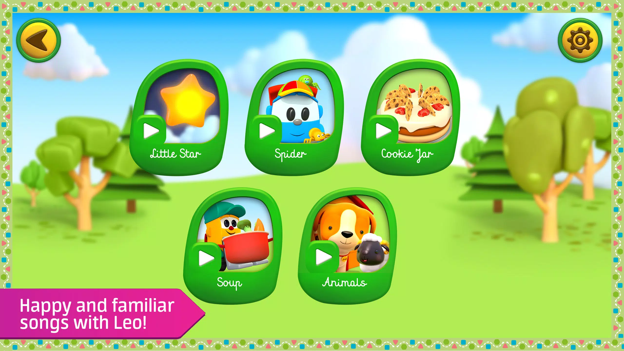 Leo kids songs and music games 螢幕截圖 3
