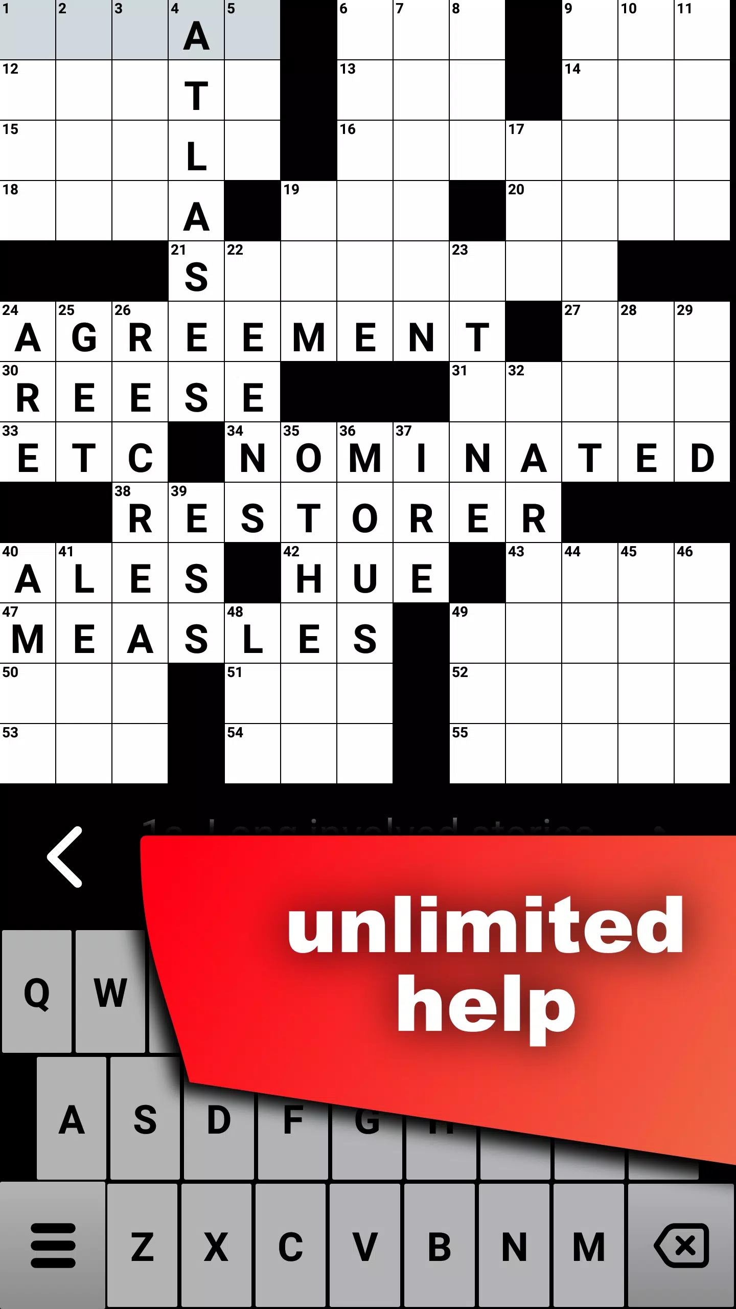 Crossword Puzzle 螢幕截圖 1