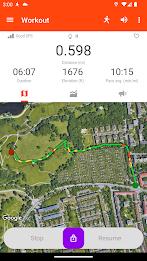 GPS Running Cycling & Fitness ภาพหน้าจอ 1