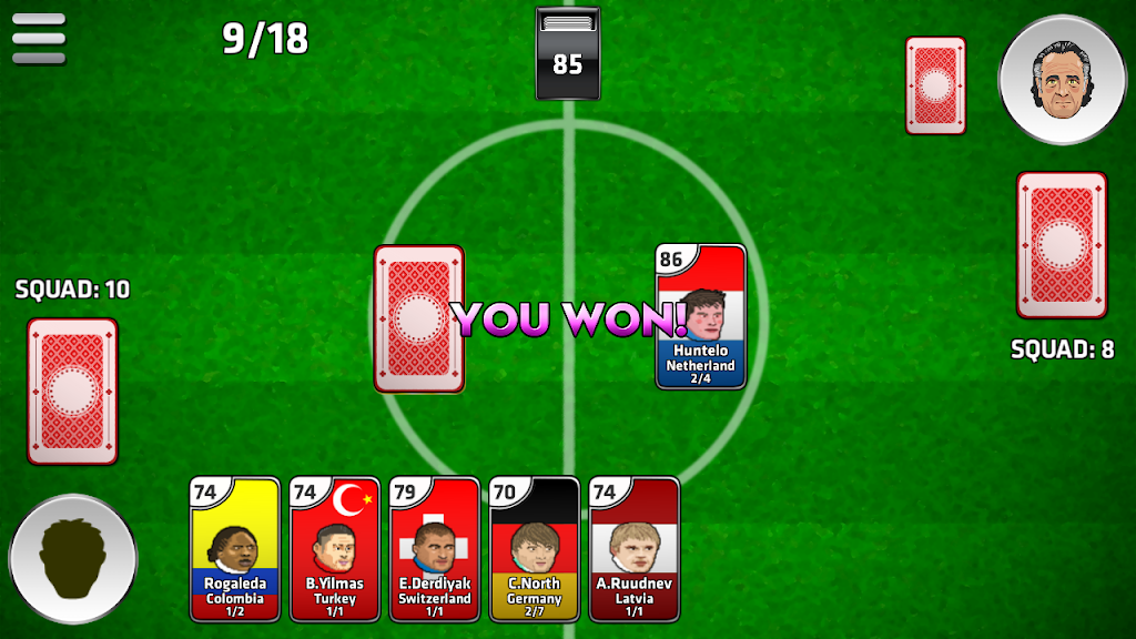 Head Soccer Cards Capture d'écran 1