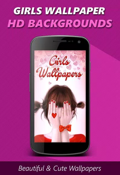Girls Wallpaper Background 螢幕截圖 0