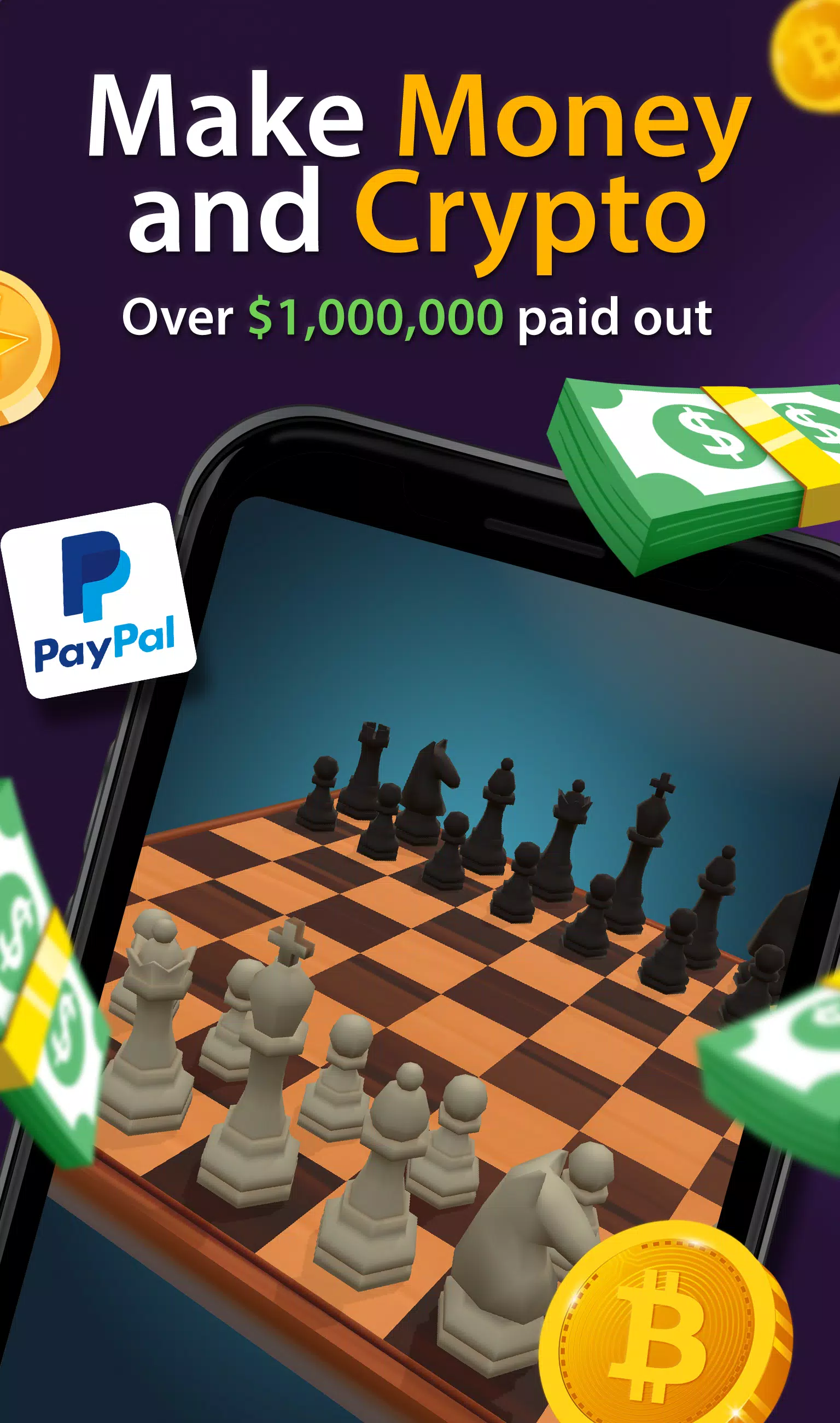 Big Time Chess - Make Money ภาพหน้าจอ 0