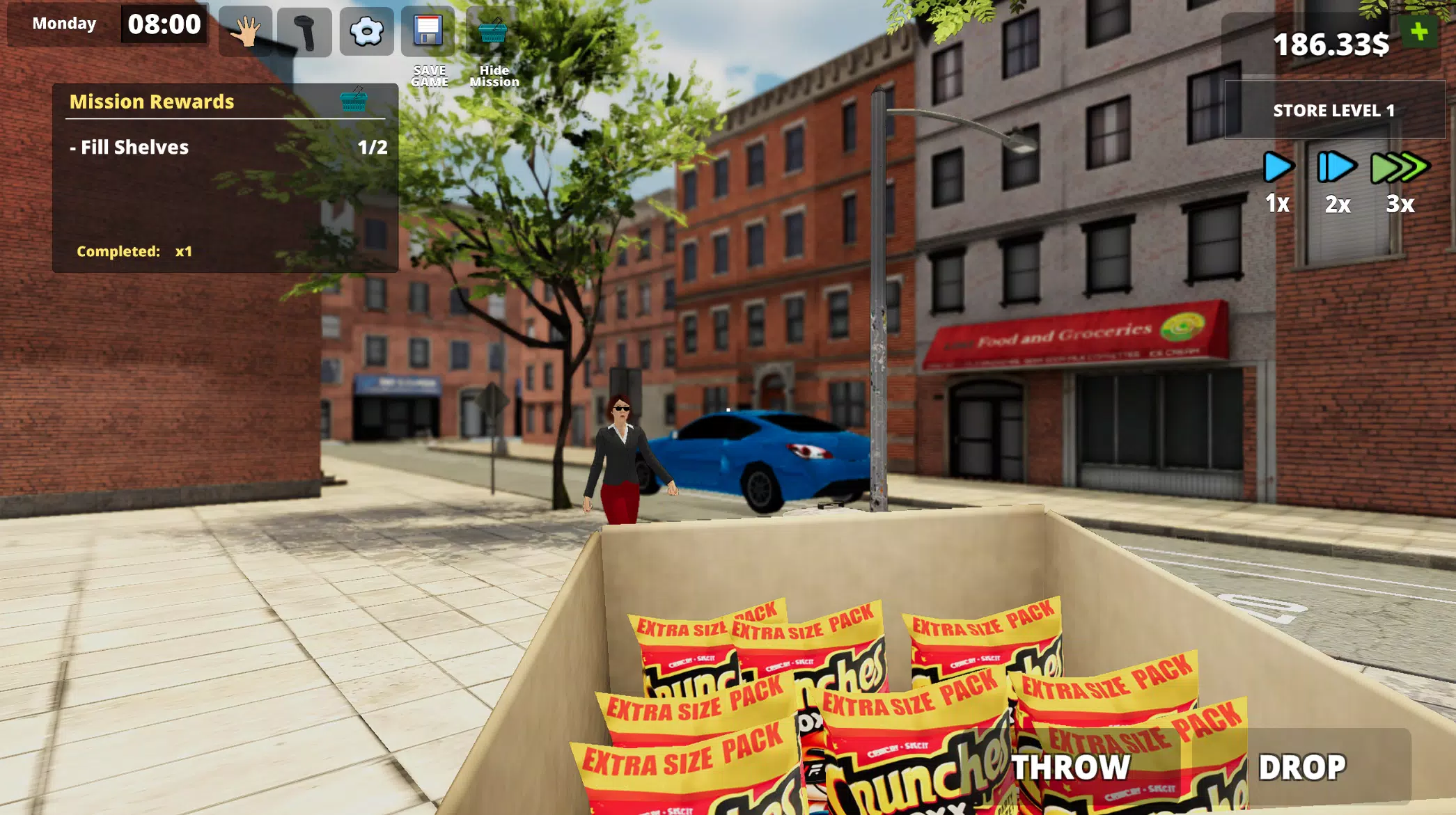 Retail Supermarket Simulator 螢幕截圖 1