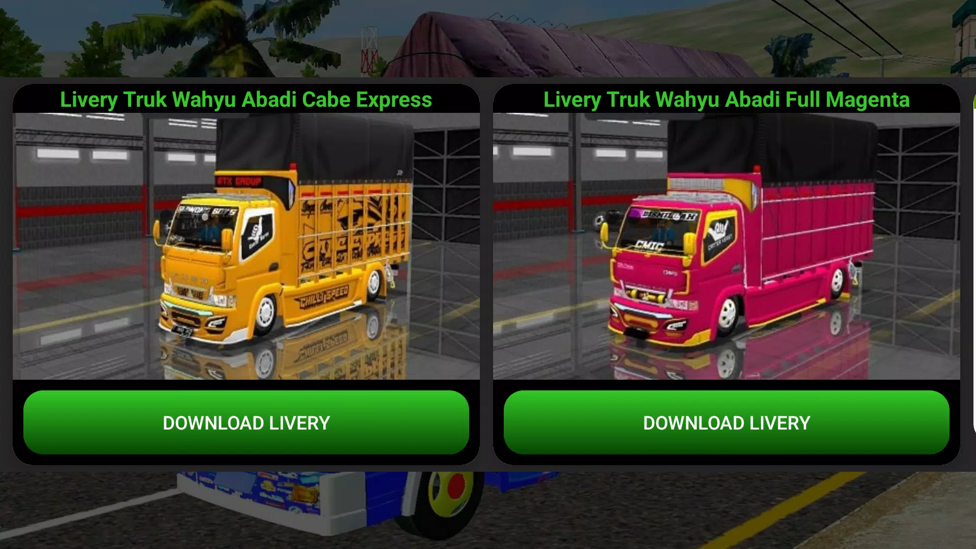 Mod Truck Wahyu Abadi Bussid 螢幕截圖 3
