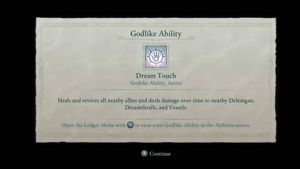 AVOYED: Dream Touch Ability Description