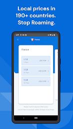 GigSky: Global eSim Data Plans 螢幕截圖 1