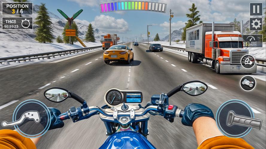 Bike Racing 3D: Moto Bike Game Captura de tela 2