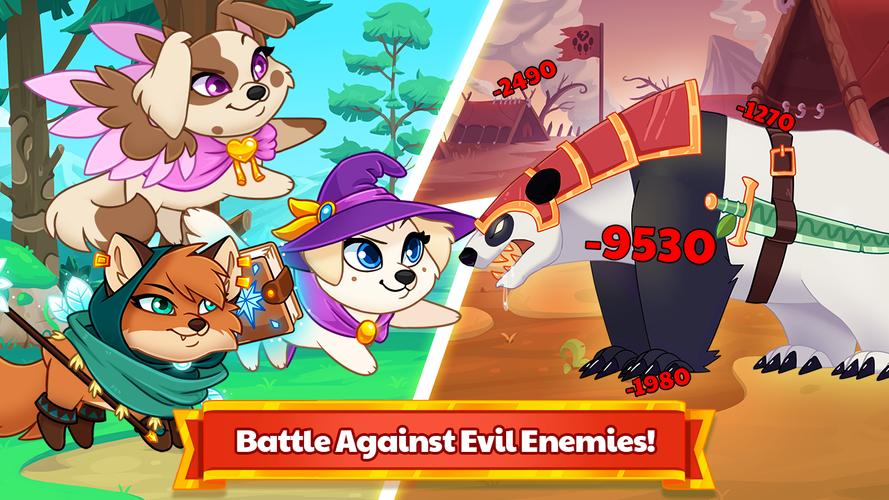 Dungeon Dogs - Idle RPG 스크린샷 3