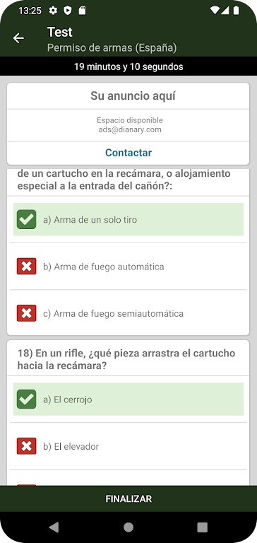 ExamenesCazador.com Schermafbeelding 3