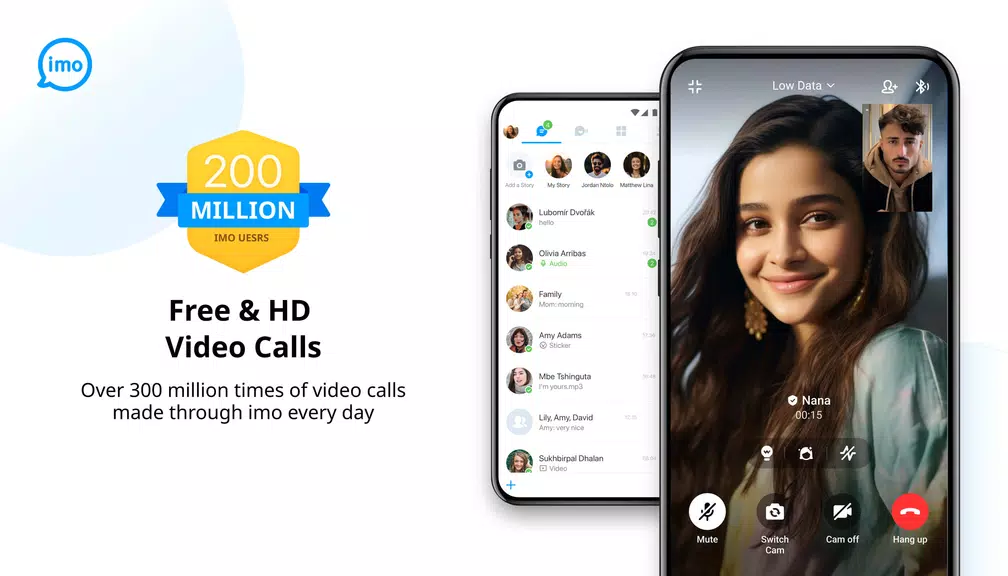 imo Lite -video calls and chat Captura de pantalla 0