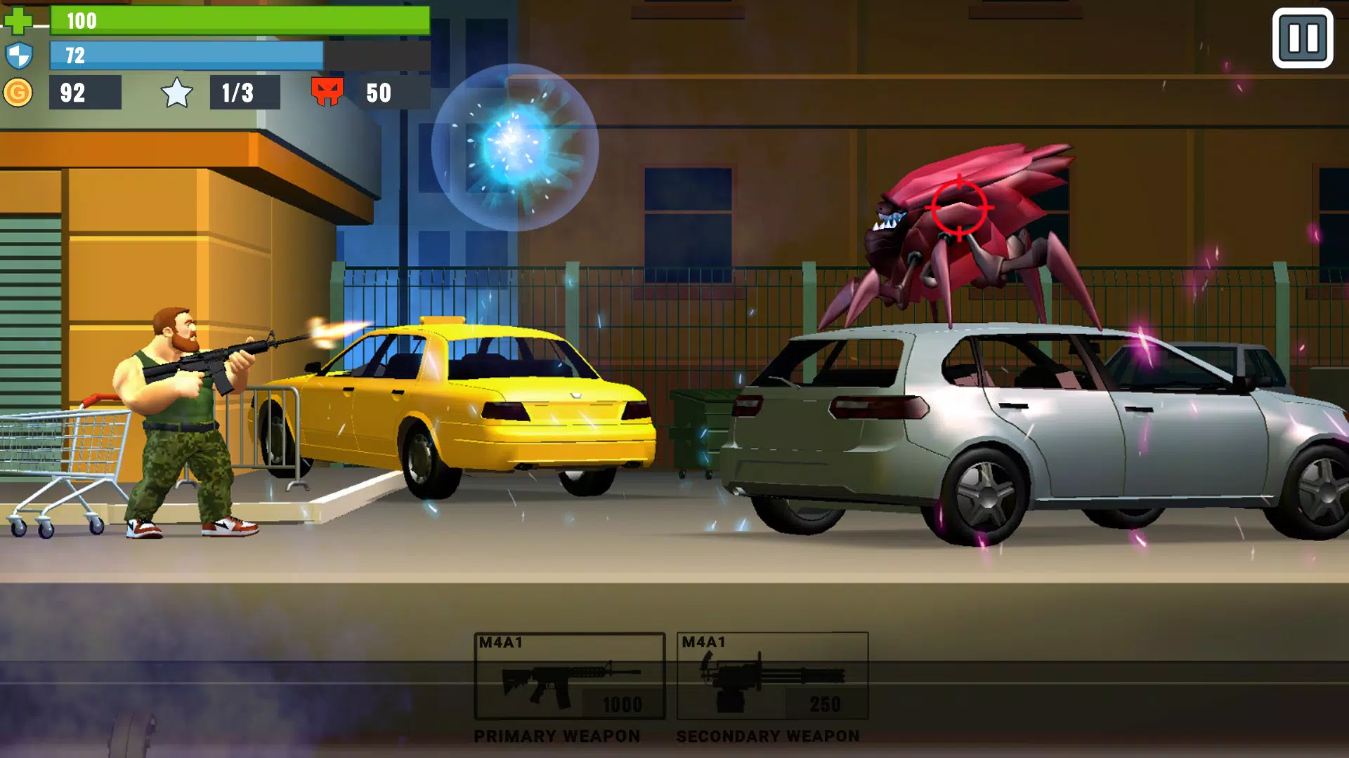 Metal Brother. 2D Offline Game Capture d'écran 2