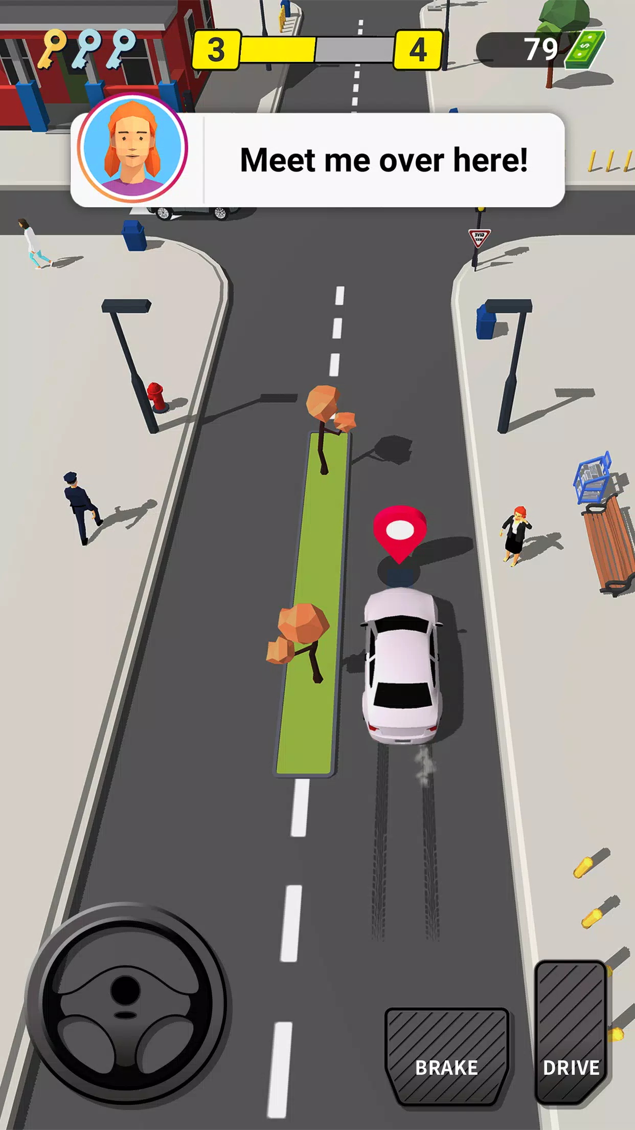 接我 3D：計程車遊戲 螢幕截圖 1