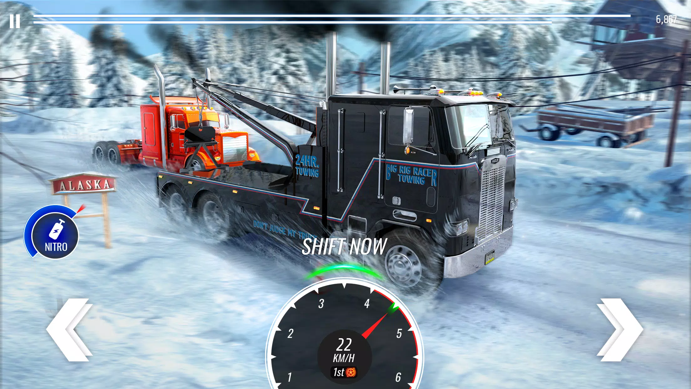 Big Rig Racing: Drag racing 螢幕截圖 1