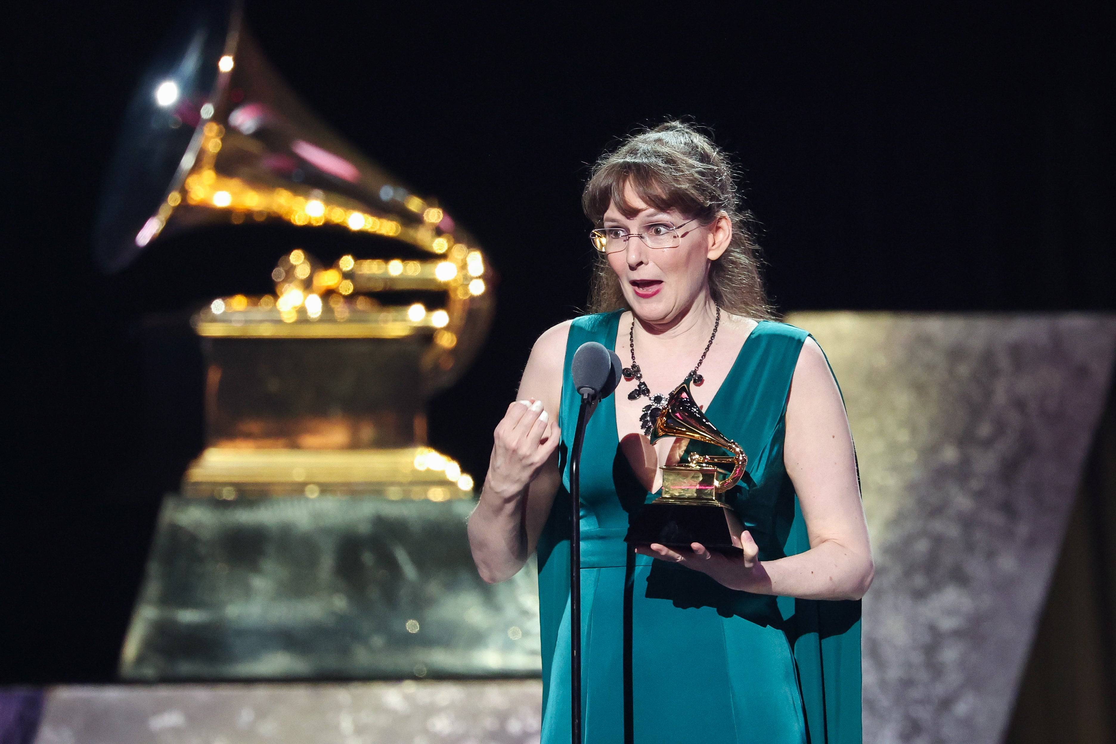 Winifred Phillips aux 67th Grammy Awards. Photo de Rich Polk / Billboard via Getty Images.