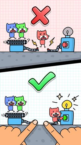 Brain cat: tricky puzzles Capture d'écran 1