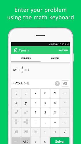Cymath  - 数学问题求解器应用截图第2张