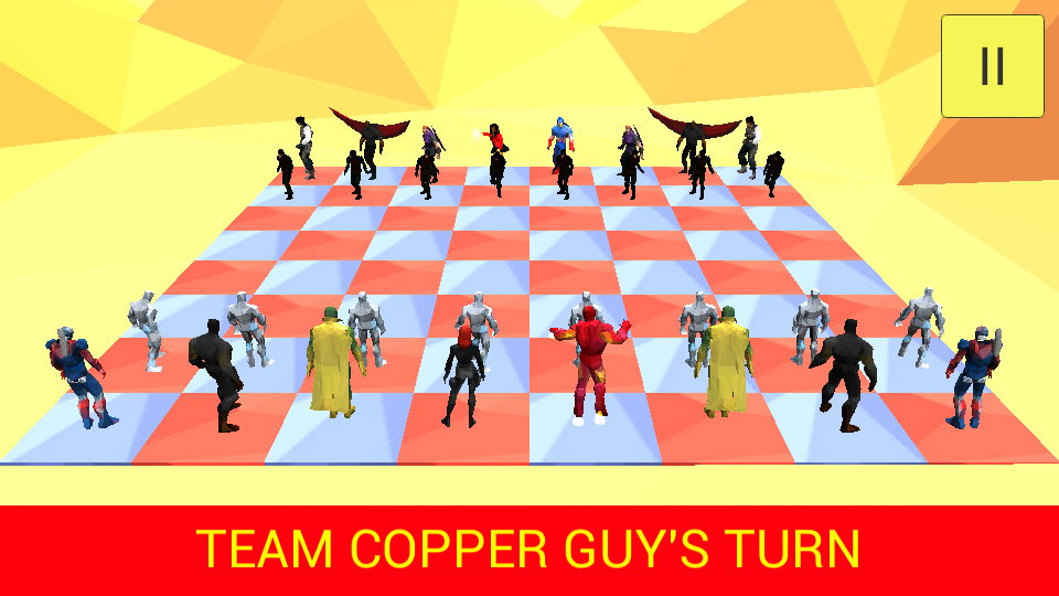 3d Super Hero Chess Schermafbeelding 0