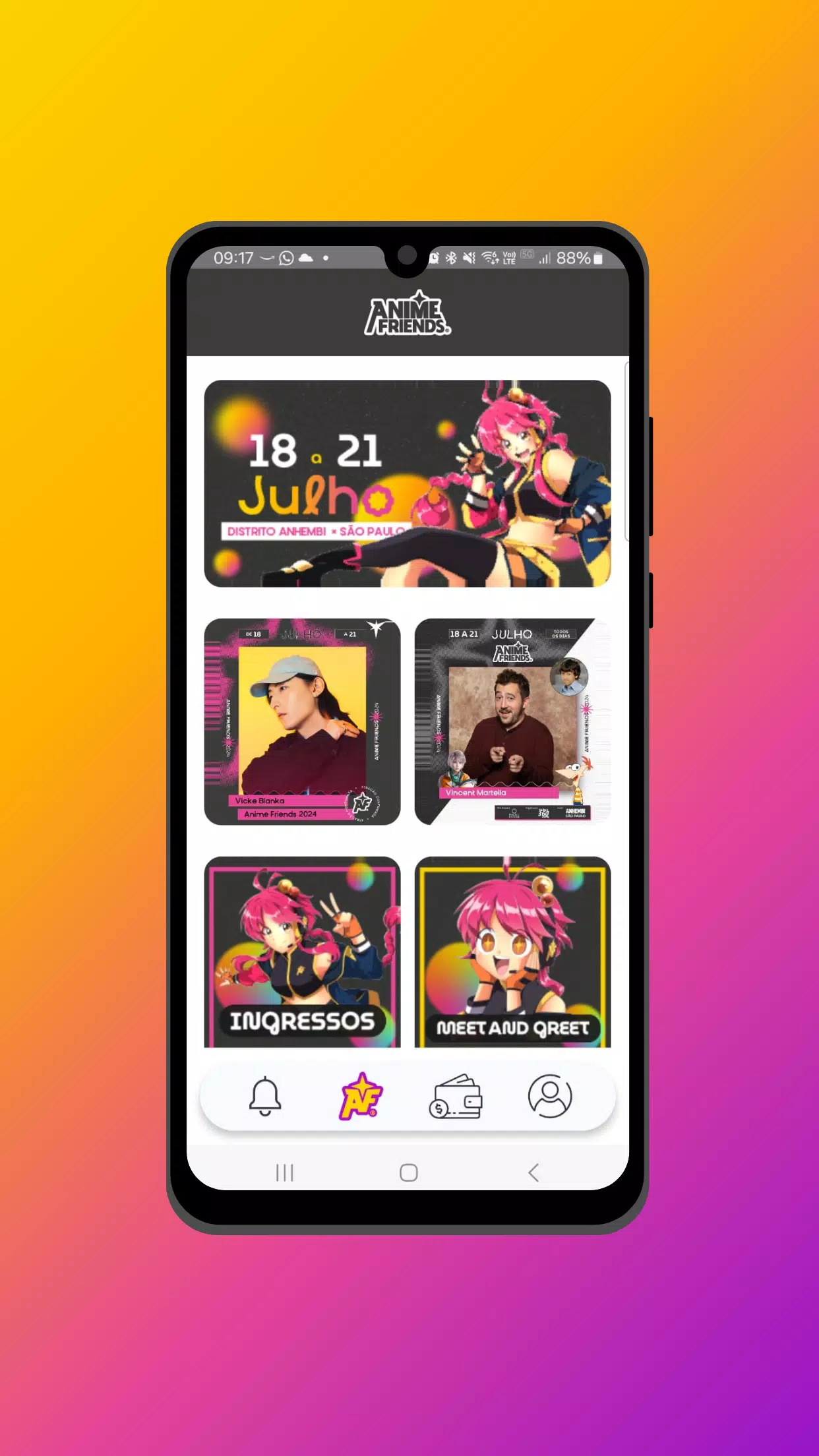 App Anime Friends Capture d'écran 1