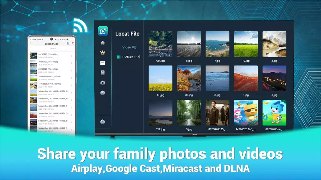 Mirrcast TV Receiver - Cast Capture d'écran 0