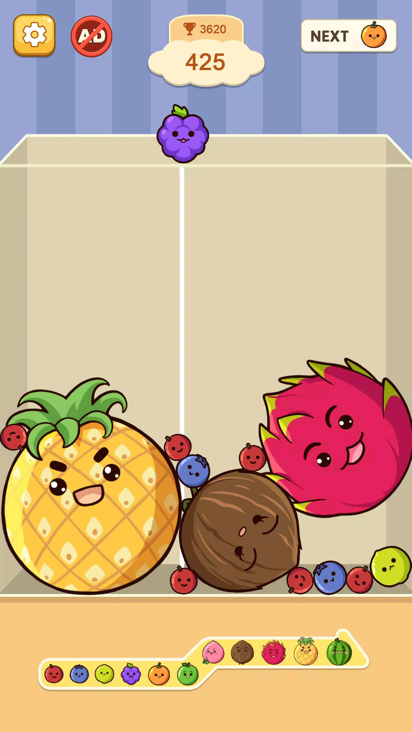 Fruit Merge: Juicy Drop Game 螢幕截圖 1