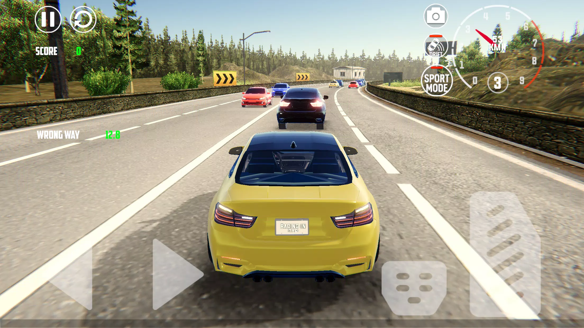 Racing in Car Driving Games 24 螢幕截圖 2