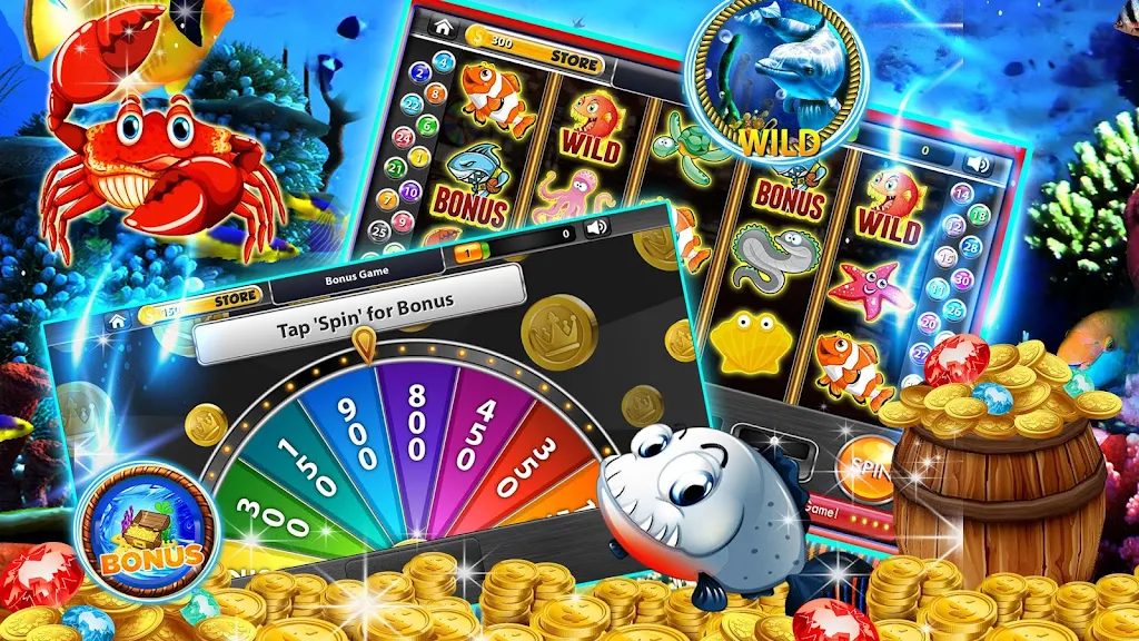 Dolphin Slots: Big fortune स्क्रीनशॉट 1