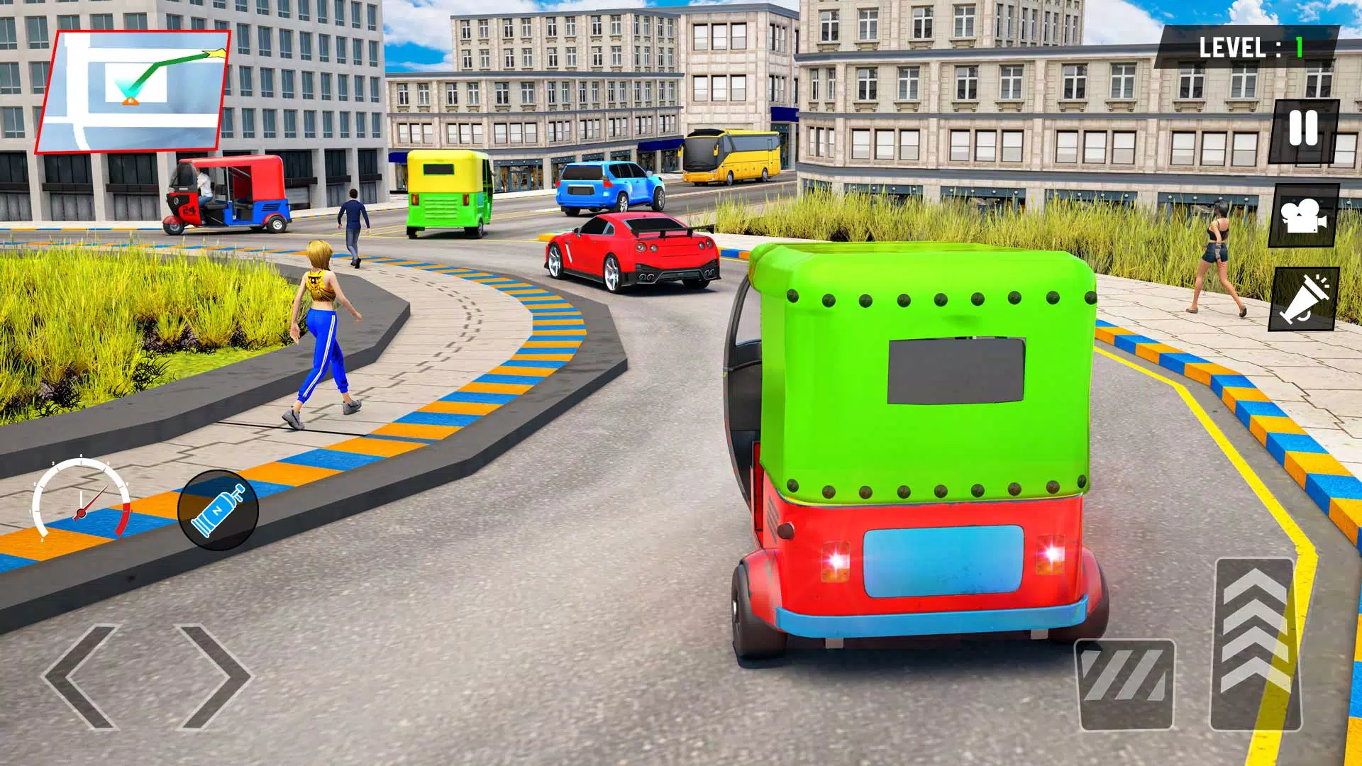 Tuk Tuk Rickshaw - Auto Game Capture d'écran 1