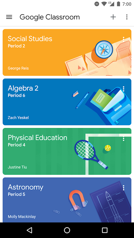 Google Classroom スクリーンショット 0