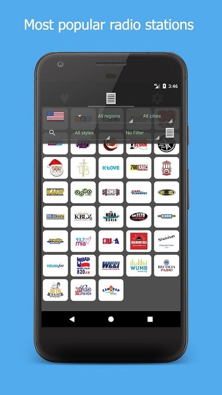 RadioNet Radio Online Captura de pantalla 1