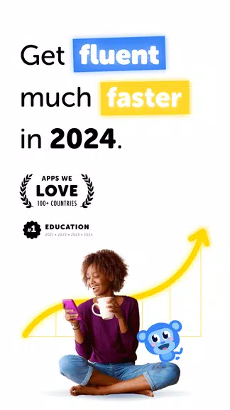 Falou:学英语、学法语、学西班牙语快应用截图第0张