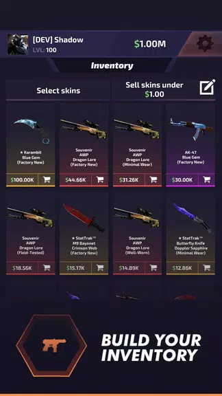 Case Battle: Skins Simulator Capture d'écran 1