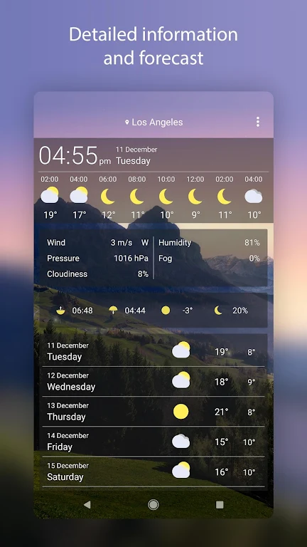 Weather Live Wallpapers 螢幕截圖 1