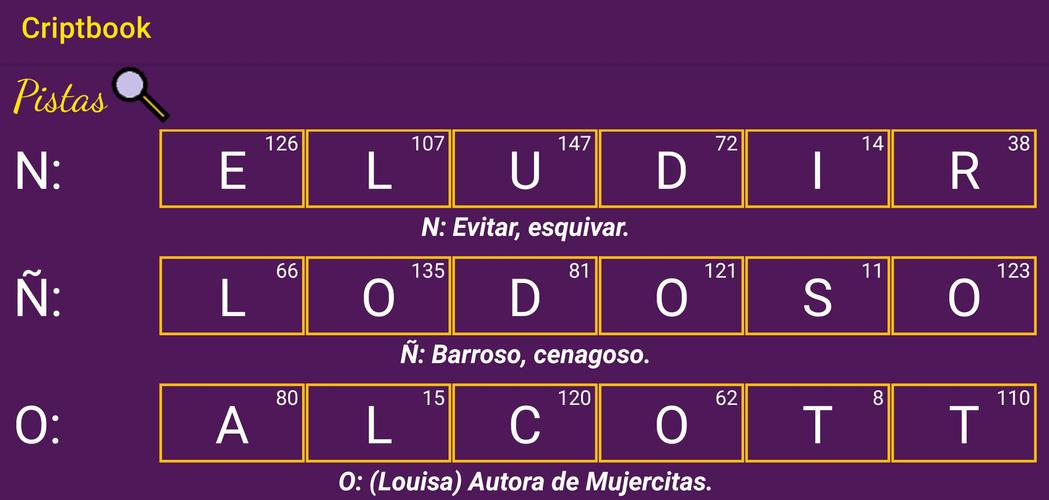 Criptogramas Literarios スクリーンショット 0