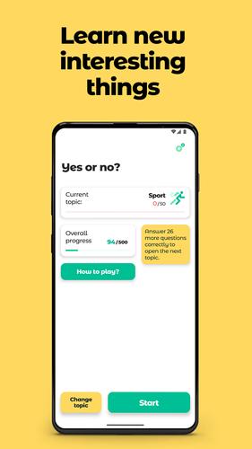 Yes or No? Trivia with facts. 螢幕截圖 1