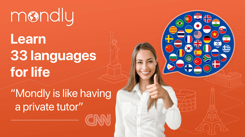 Learn 33 Languages – Mondly Mod ภาพหน้าจอ 0