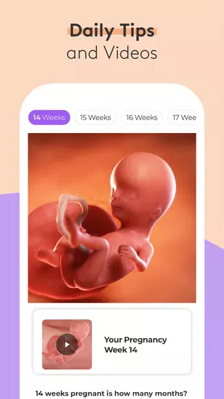 Pregnancy Tracker & Baby App スクリーンショット 1