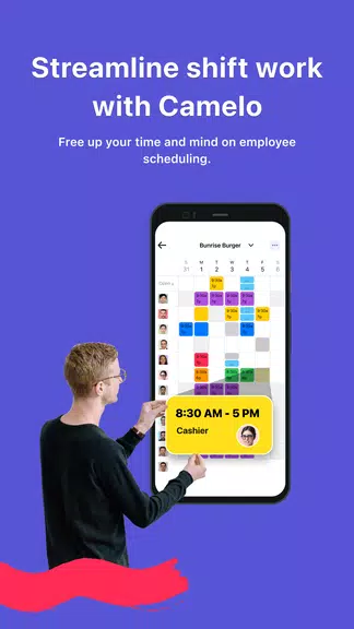 Camelo: Work Schedule Maker 螢幕截圖 0