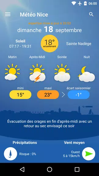 Météo Nice 螢幕截圖 0