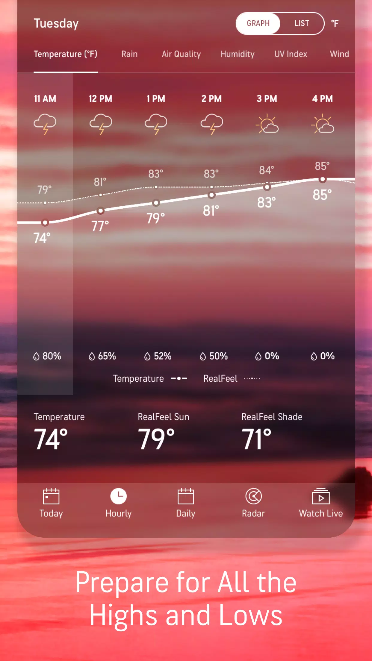 AccuWeather Ảnh chụp màn hình 3