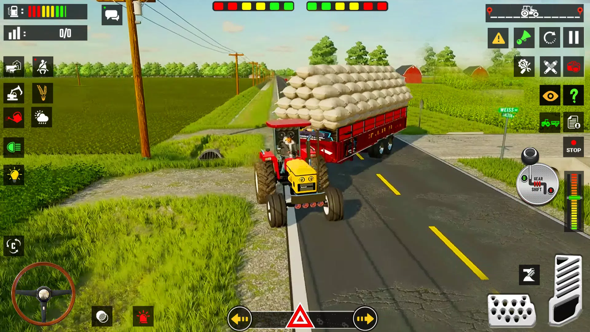 Farming Tractor Game 2023 3D Capture d'écran 0