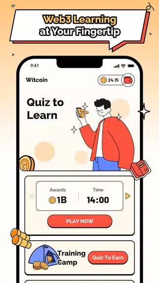 Witcoin: Web3 Play to Learn ภาพหน้าจอ 0