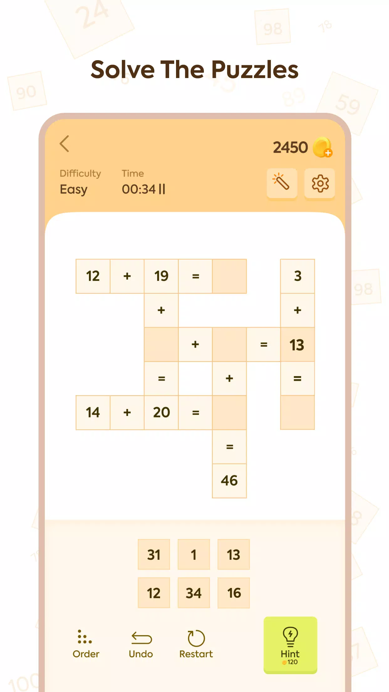 Puzzle Math ภาพหน้าจอ 1