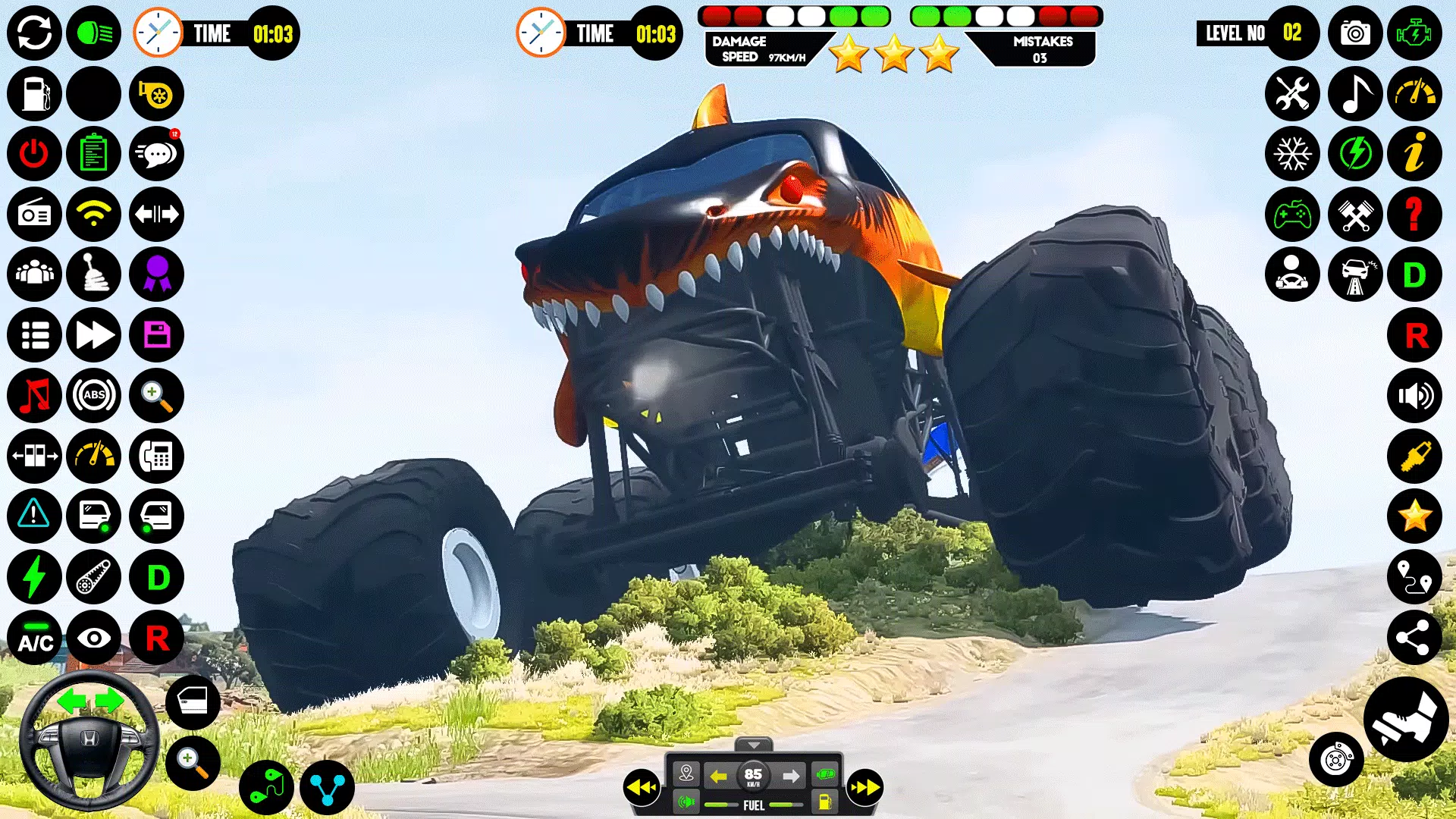 Monster Truck Racing: Truck 3D Capture d'écran 1