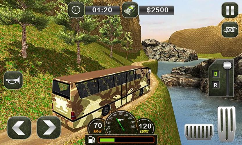 Army Bus Transporter Coach Fun 螢幕截圖 1